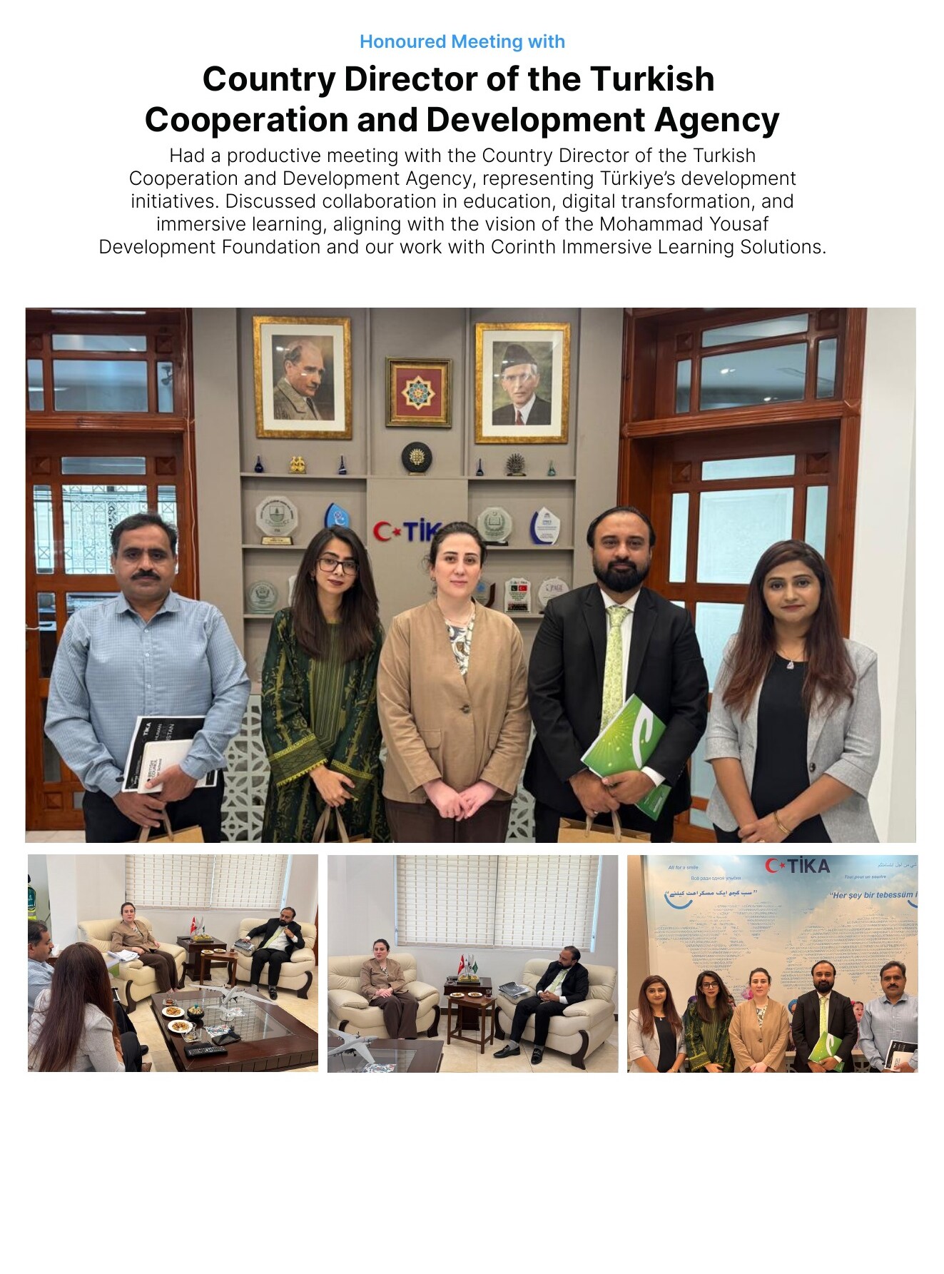 Country Director of the Turkish Cooperation and Development Agency